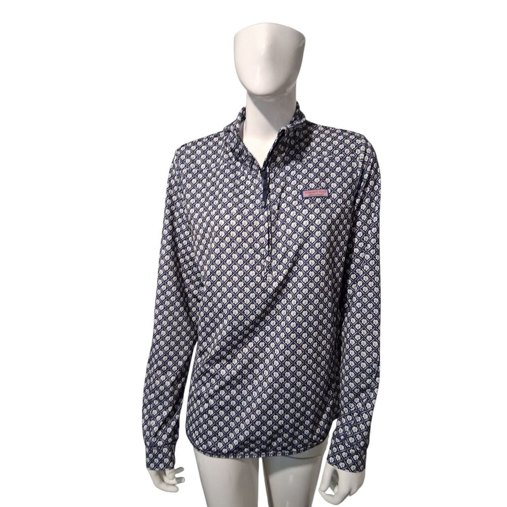 Vineyard Vines Womens Size Medium Daisy Sankaty Shep Golf Activewear Prep Shirt
